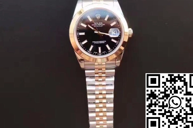 Black Wrapped Gold Datejust 41 126303 Dial Rolex 0729
